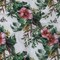 1 Yard Coral Florals and Foliage Mercerized Organic Egyptian Cotton Voile Printed Fabric
